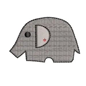 Baby Elephant Embroidery  Design / Machine Embroidery Designs/ Files Instant Download