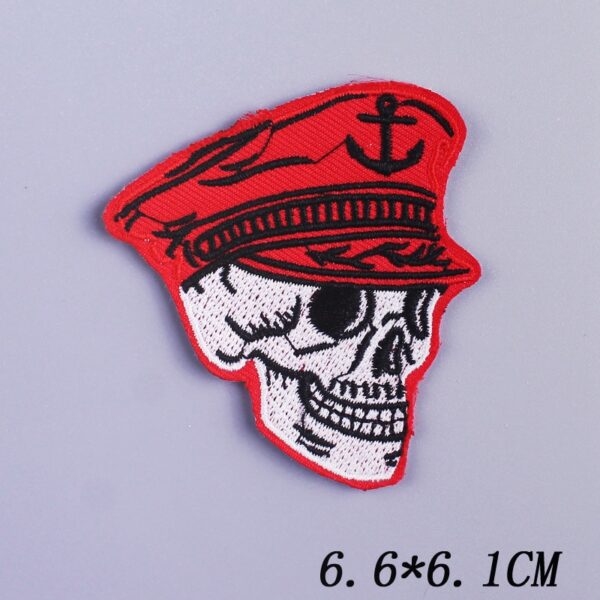 Pirate Ship Goth Patch Embroidered Iron On Patches Halloween Costume DIY -  Yahoo Shopping