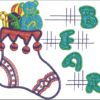 Free Bear with shoes Applique Embroidery Design