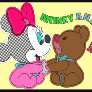Free Mickey Mouse Applique and Sequin Embroidery Design /12