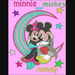 Free Mickey Mouse Applique and Sequin Embroidery Design / 6 Machine Embroidery Designs/ Files Instant Download