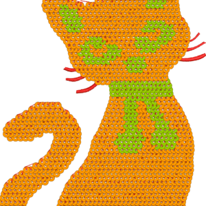 Cat Sequins Mermaid Free Embroidery Designs
