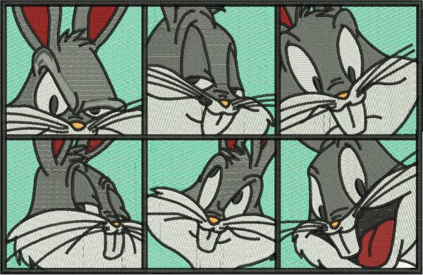 BUGS BUNNY Free Embroidery Design