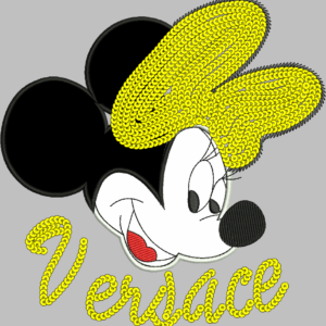 Free Mickey Mouse Applique and Sequins Embroidery Design /3 Machine Embroidery Designs/ Files Instant Download