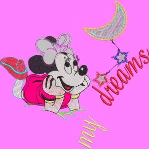Free Mickey Mouse Applique and Sequin Embroidery Design / 10