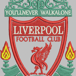 liverPool Embroidery Designs/1 Designs & 1 Size/ Machine Embroidery Designs/ Files Instant Download