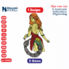 Scorpio zodiac Embroidery Designs/1 Designs & 3 Size/Anime Scorpio Machine Embroidery Designs/ Files Instant Download