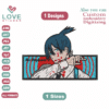Anime Aki Embroidery Designs