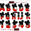 Alphabet Mickey applique Embroidery Designs,Letters And Numbers Embroidery Designs,Instant Download Inactive