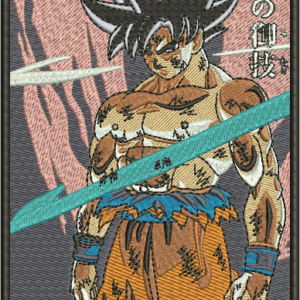 Goku anime Embroidery Designs/1 Designs & 1 Size/ Machine Embroidery Designs/ Files Instant Download