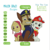 3 Dogs Embroidery Designs,1 Designs & 1 Size, Machine Embroidery Designs, Files Instant Download