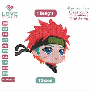Anime Jujutsu Kaisen Embroidery Designs/1 Designs & 1 Size/ Jujutsu Kaisen Anime Machine Embroidery Designs/ Files Instant Download
