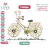 Bicycle Embroidery Designs
