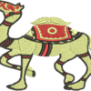 ARABIAN CAMEL Embroidery Designs,1 Designs & 1 Size, Machine Embroidery Designs, Files Instant Download