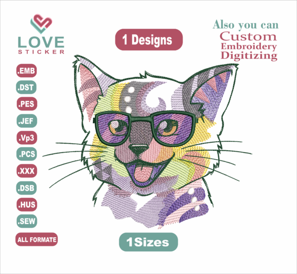 Cat Machine Embroidery Designs