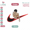 Hanma Baki Nike Embroidery Designs