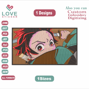 Anime Naruto gaara Embroidery Designs/1 Designs & 1 Size/Naruto gaara Anime Machine Embroidery Designs/ Files Instant Download