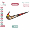Anime Nike x Luffy Embroidery Designs