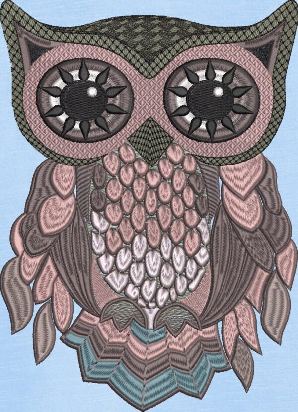 OWL Free embroidery Design