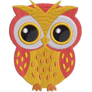Owls Embroidery Design