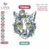 Aquarell Wolf Tiger Embroidery Designs