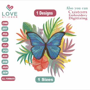 butterfly cros Embroidery Designs/1 Designs & 1 Size/ butterflies cros Anime Machine Embroidery Designs/ Files Instant Download
