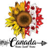 Canada Day Sublimation Sunflowers