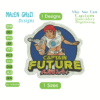 Captin future Embroidery Designs,1 Designs & 1 Size, Machine Embroidery Designs, Files Instant Download