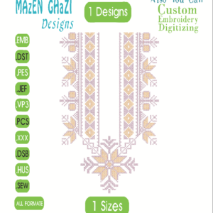 Blouse Embroidery Designs/1 Designs & 1 Size/ Machine Embroidery Designs/ Files Instant Download