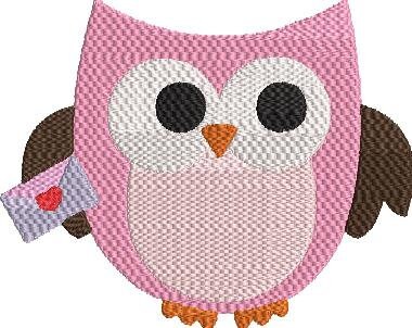 OWL embroidery Design