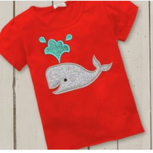 Whale Free Applique Embroidery Design