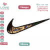 Anime Ataka titan Levi Nike Embroidery Designs
