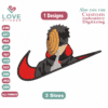 Anime Naruto Obito Nike Embroidery Designs