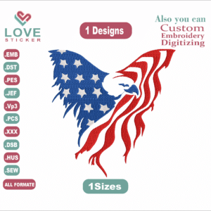 Free Eagle Embroidery Designs /1 Designs & 3Size/Eagle Machine Embroidery Designs/ Files Instant Download