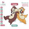 Shep and Dale Embroidery Designs