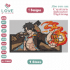 Anime Portgas Embroidery Designs