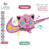 Pokemon Jigglypuff Nike Embroidery Designs