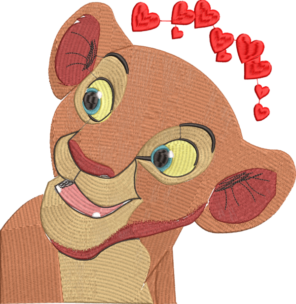 Animal Lion king Embroidery Designs