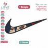 Anime Naruto Marada Nike mbroidery Designs