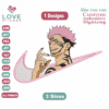 Anime Jujutsu kaisen Ryomen Sukuna Nike Embroidery Designs