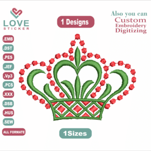 Royal Crown Baby Embroidery Designs/1 Designs & 1 Size/ BABY Machine Embroidery Designs/ Files Instant Download