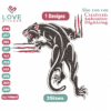 Ruthless Panther Embroidery Designs