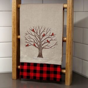 Tree snow Embroidery Designs