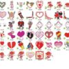 Valentine's Day Bundle Embroidery Designs
