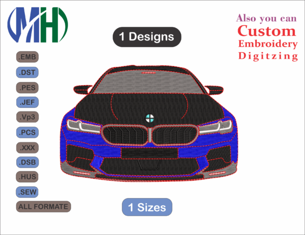 BMW Embroidery Designs