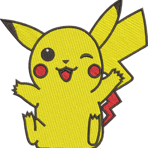 Pikachu Embroidery Designs
