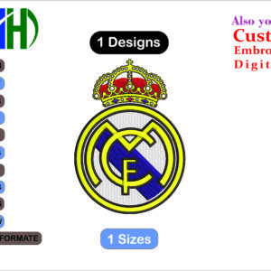 Real Madrid Embroidery Designs