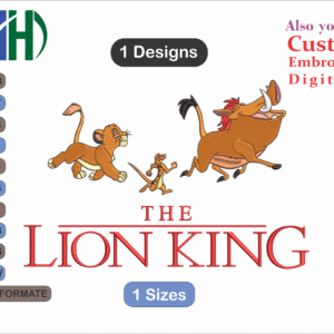 The Lion King Embroidery Designs