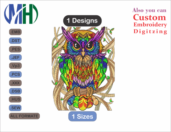 Owl Embroidery Designs