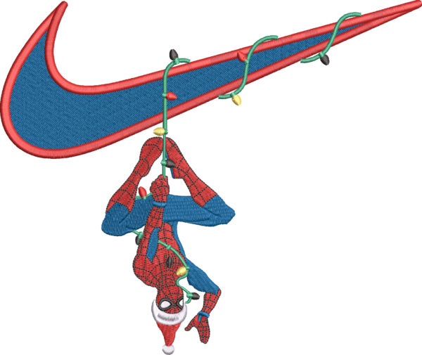 SpiderMan xmas Embroidery Designs